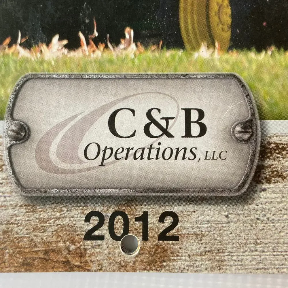 John Deere Calendar 2012 CB Operations Dealer Wall Hanging 12 Month Spiral Bound